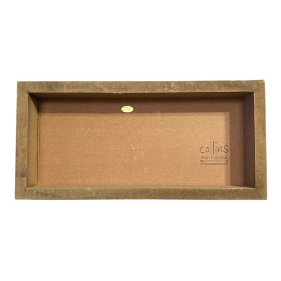 NWOT He is Risen Galvanized Wood Sign 11"x5"x1.5" - Picture 2 of 2